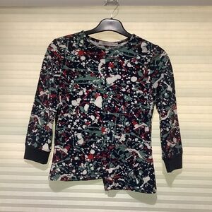 Paint splatter designed top